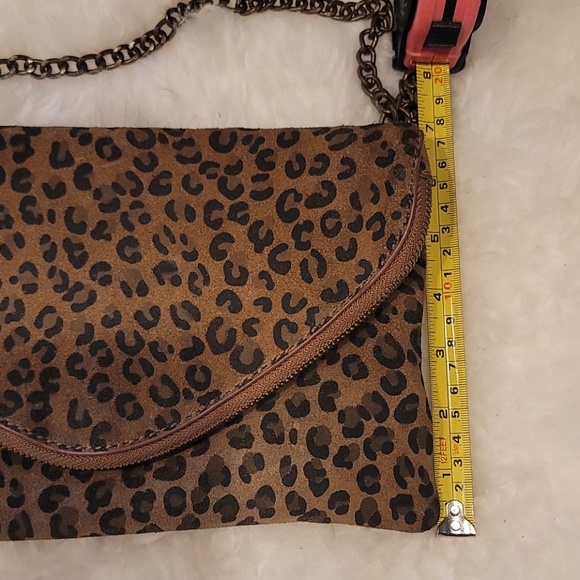 J. Crew Leather leopard print invitation clutch - Picture 15 of 16
